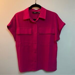 Rafaella‎ Women's Pink Button Down Shirt size small